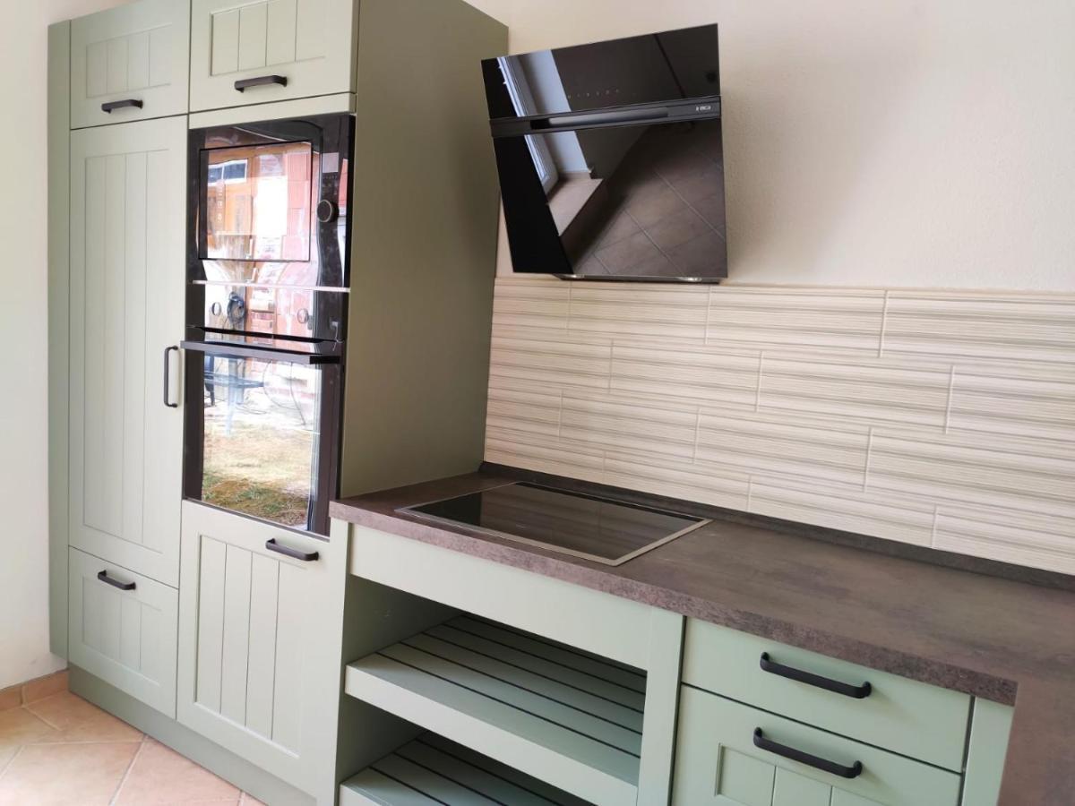 Ferienhaus Blaue Blume Mit 11 Kw Ladestation, Kamin, Terrasse, Eingezaeuntem Garten, Sauna, Wlan, Netflix, 2 Hunde Willkommen! Güntersberge Esterno foto