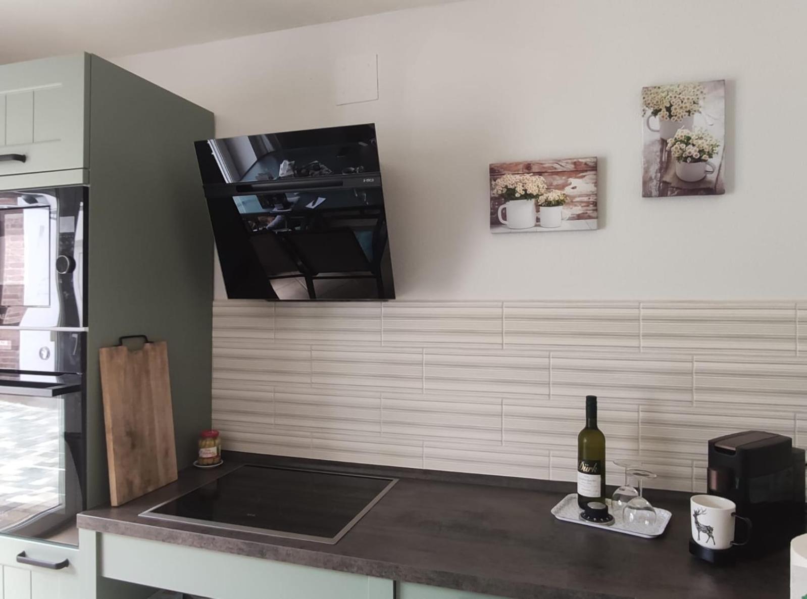 Ferienhaus Blaue Blume Mit 11 Kw Ladestation, Kamin, Terrasse, Eingezaeuntem Garten, Sauna, Wlan, Netflix, 2 Hunde Willkommen! Güntersberge Esterno foto